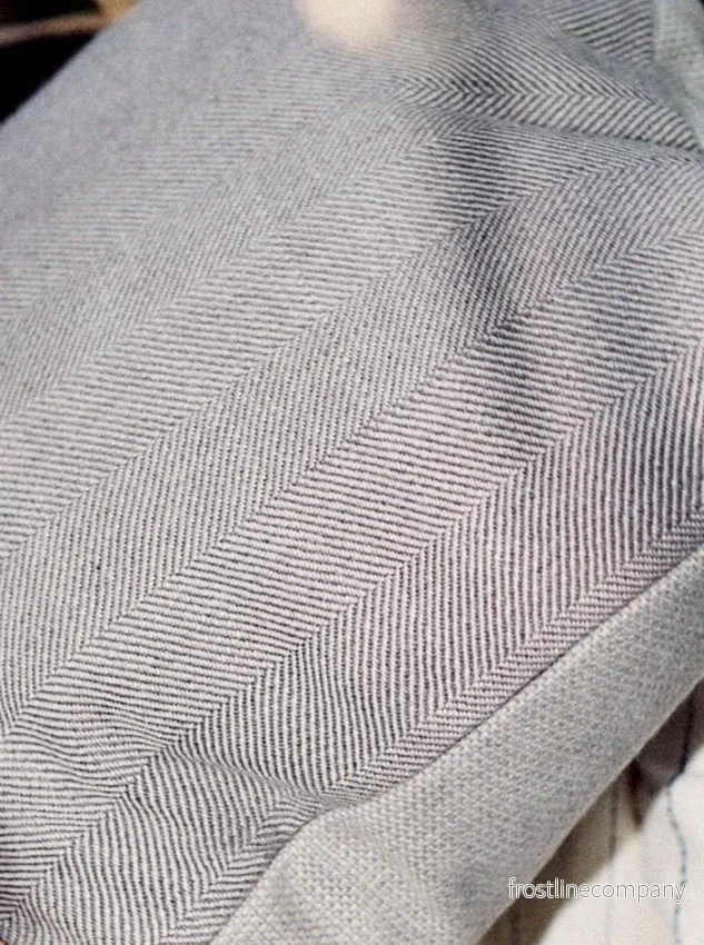 Cushion 19 / Outdoor+Indoor / Linen Look/ Herringbone / 50x50 cm - Bild 2
