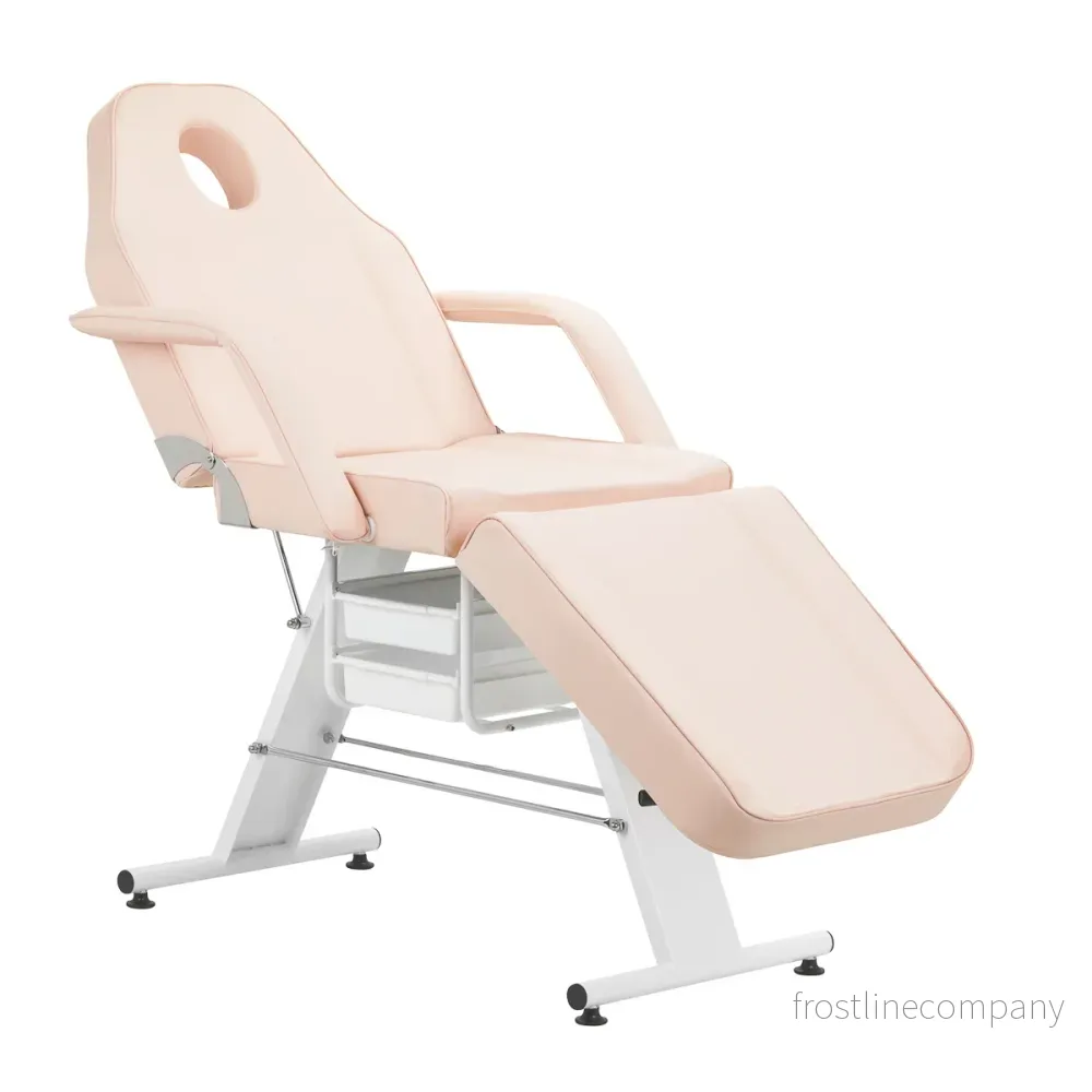 Behandlingsstol Basic 202 med brickor - Rosa - Bild 3