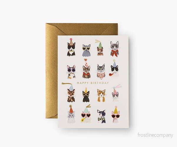 Födelsedagskort katter Födelsedagskort katter