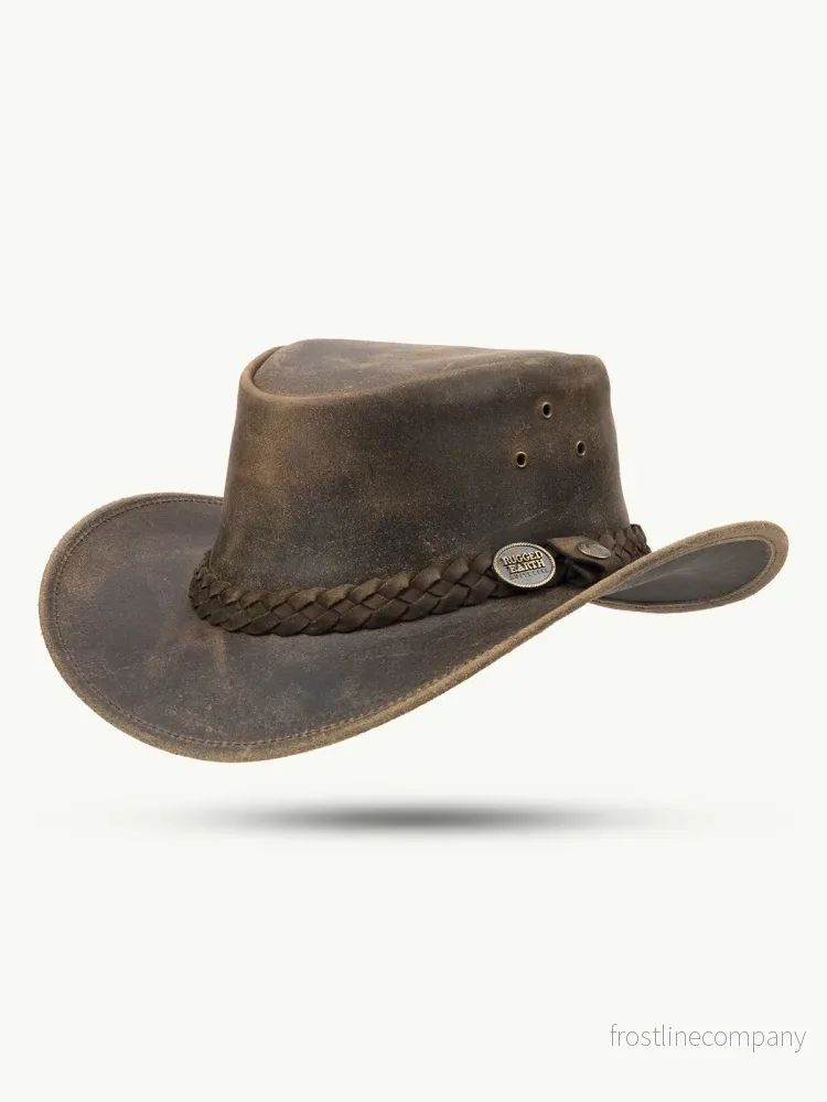 Läderhatt Brun Pathfinder Läderhatt Brun Pathfinder