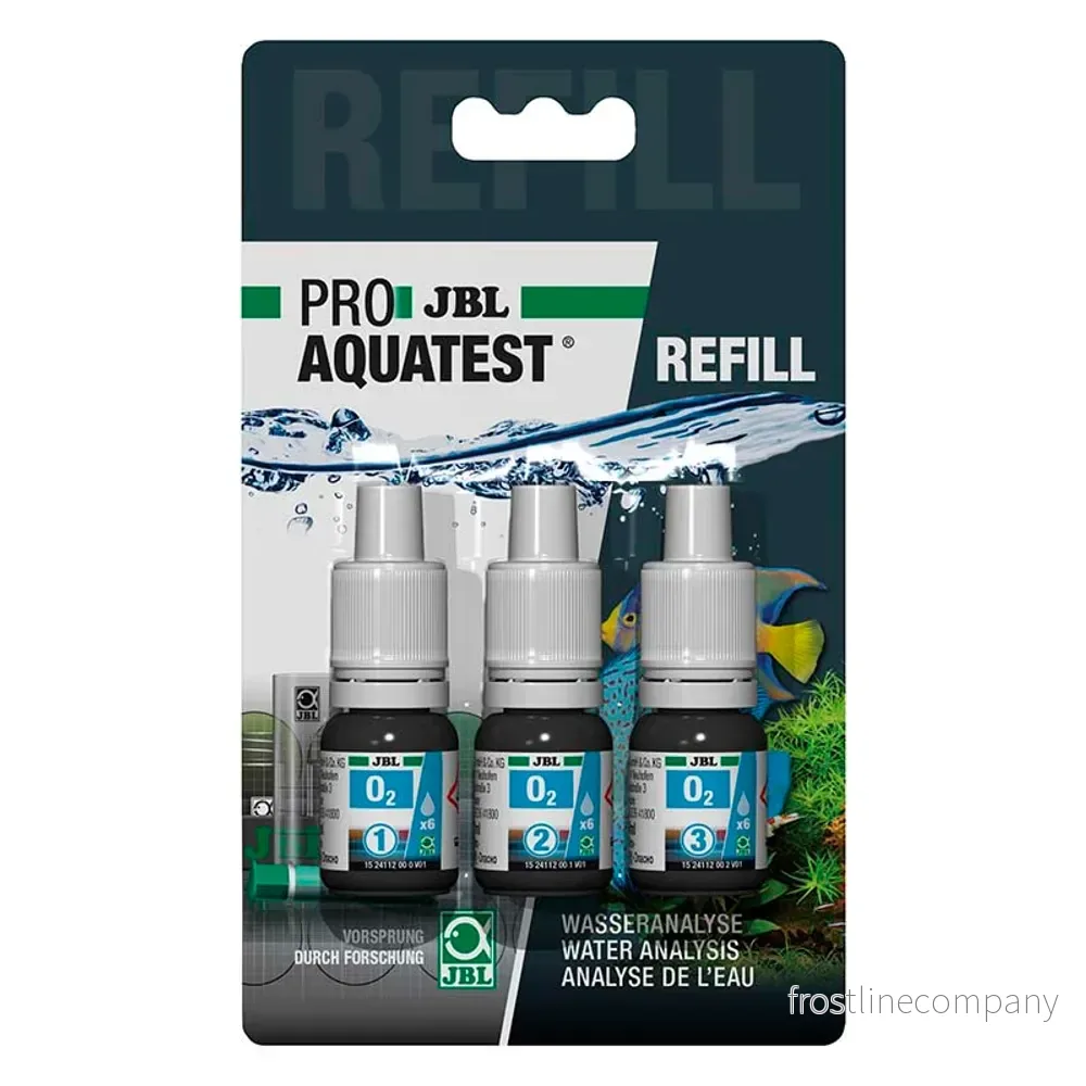 JBL ProAquaTest O₂ Syre Refill – Påfyllning för syretest (ca.40 tester)