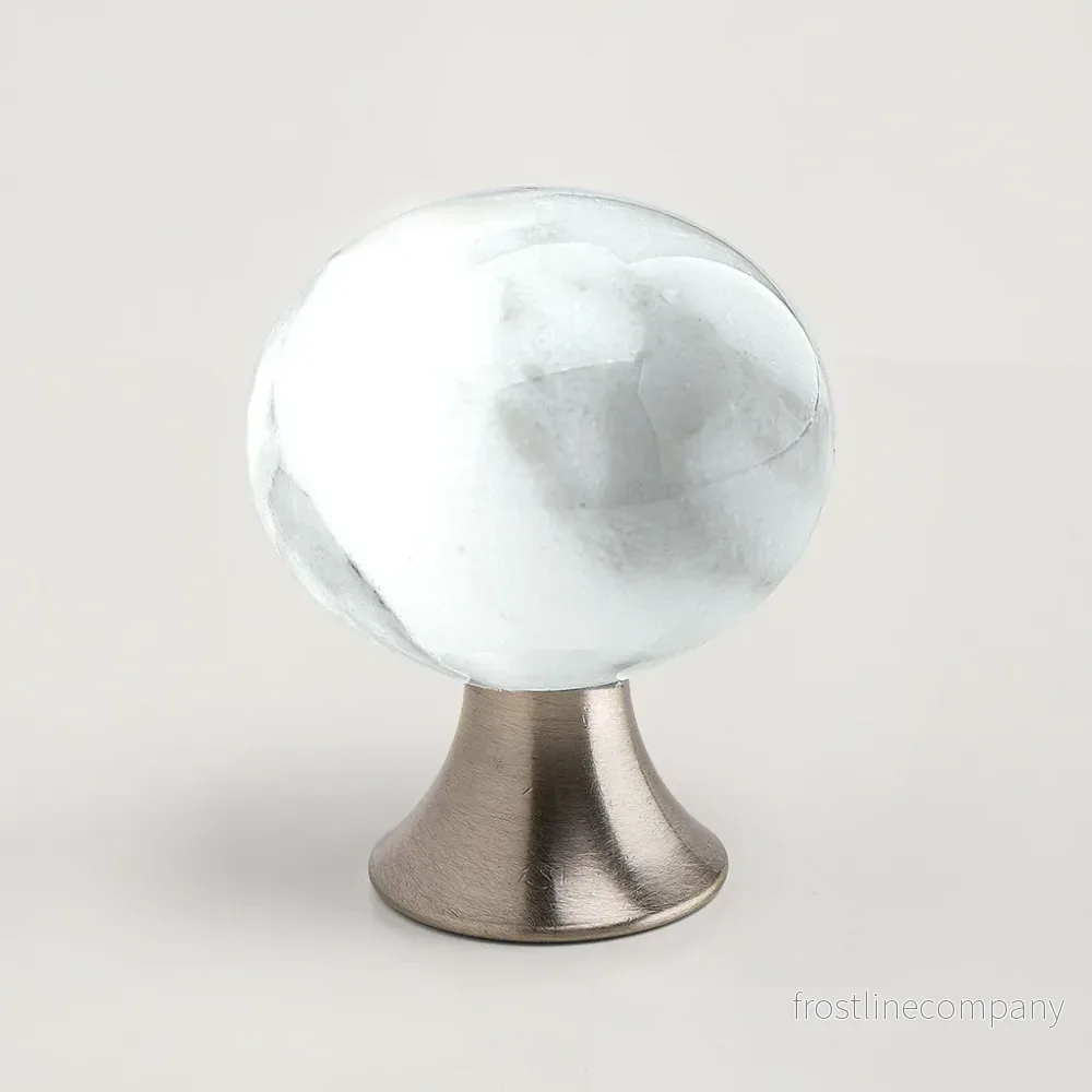 Knopp Bead Straight marmor grå Knopp Bead Straight marmor grå