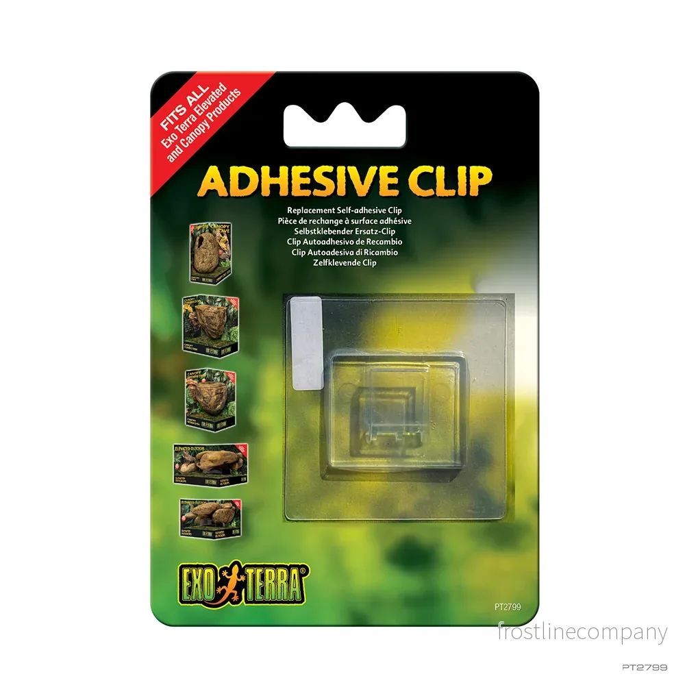 Exo Terra Elevated and Canopy Series Self-Adhesive Clip Exo Terra Elevated and Canopy Series Self-Adhesive Clip