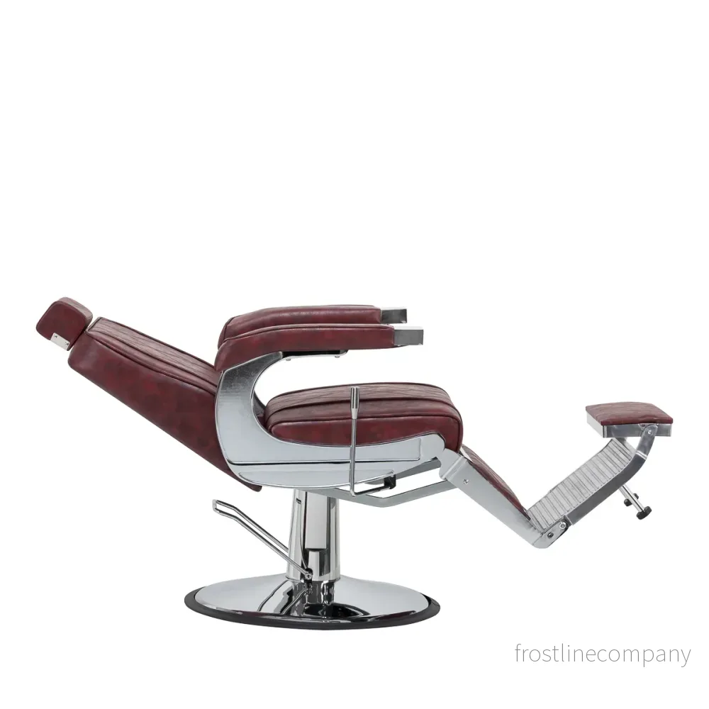 Barberstol Hair System BM88066 Bordeauxröd - Bild 3