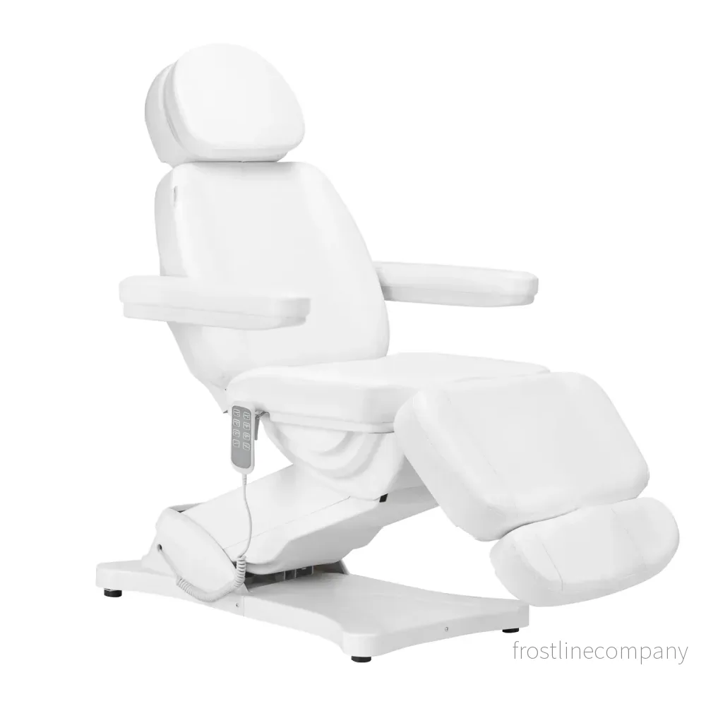 Elektrisk behandlingsstol Sillon Classic 4 motorer med tilt - Vit - Bild 2