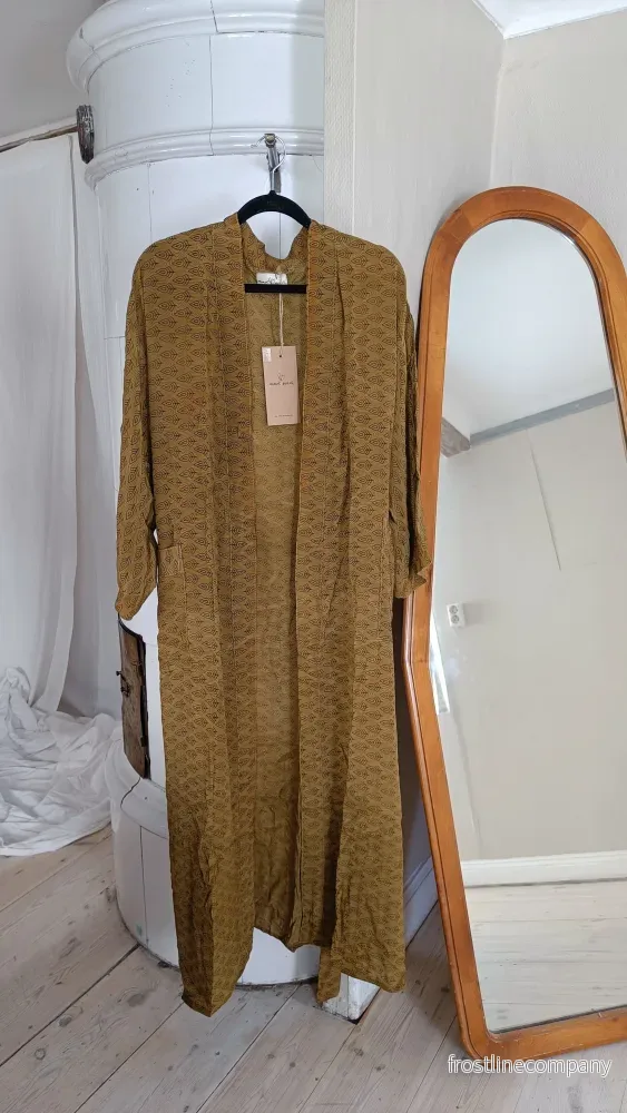 Lång kimono med fickor – vintage silke nr 9 Lång kimono med fickor – vintage silke nr 9