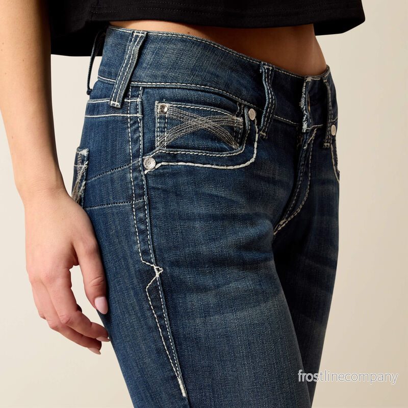 Ariat Mid Rise Ivy Straight Leg Jean - Bild 3