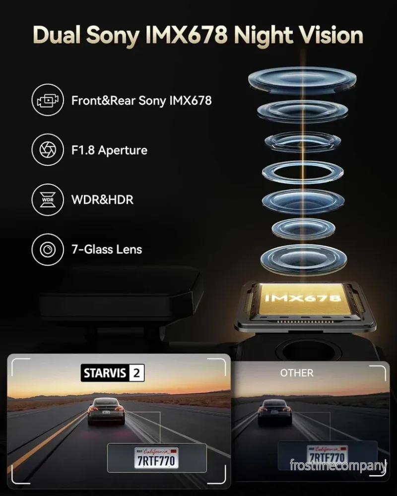 Redtiger F77 V2 4K Touch Wifi GPS 2CH 256gb dashcam - Bild 3