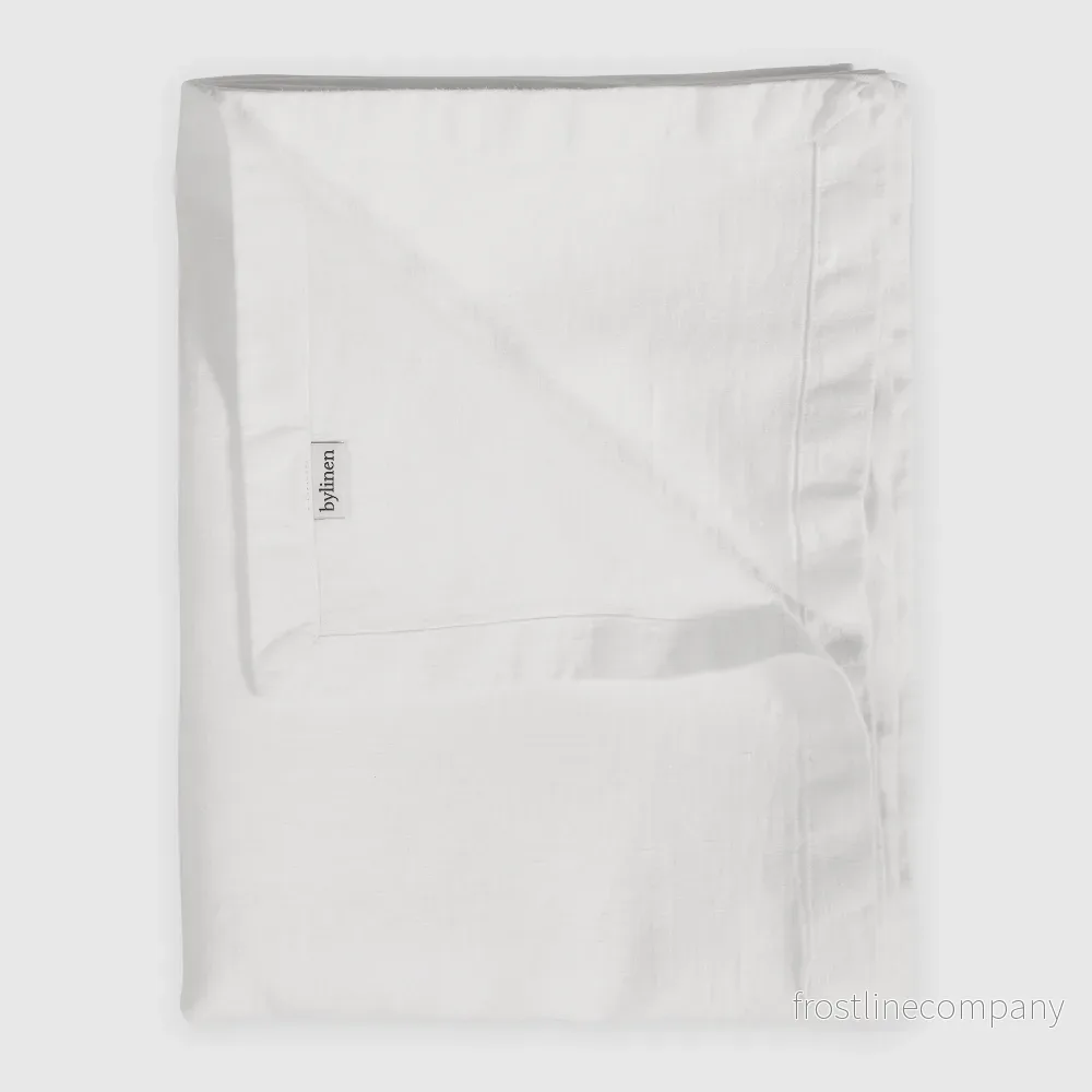Linen Tablecloth White