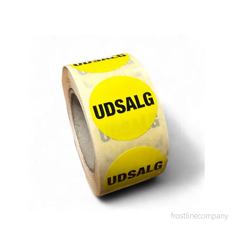 Utförsäljningsetikett Ø 30 mm. 500 st. Utförsäljningsetikett Ø 30 mm. 500 st.