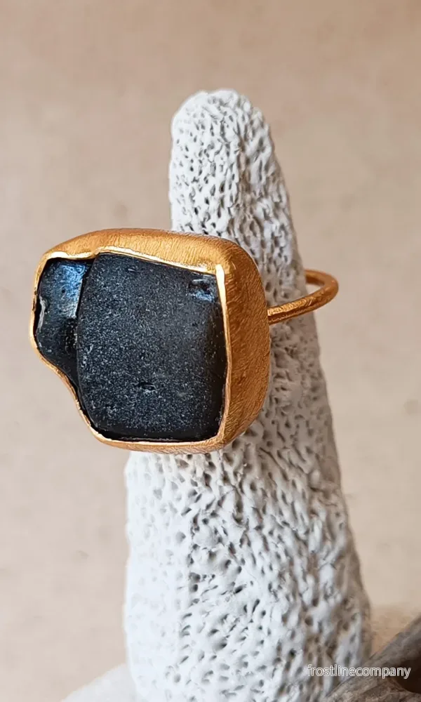Ring strandglas nr 9 - size 17 - Bild 2
