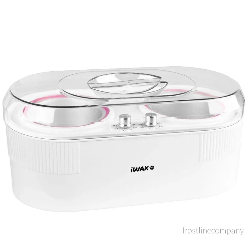 Vaxvärmare iWax 2-i-1 för burk 400ml + 800ml 400W Vit