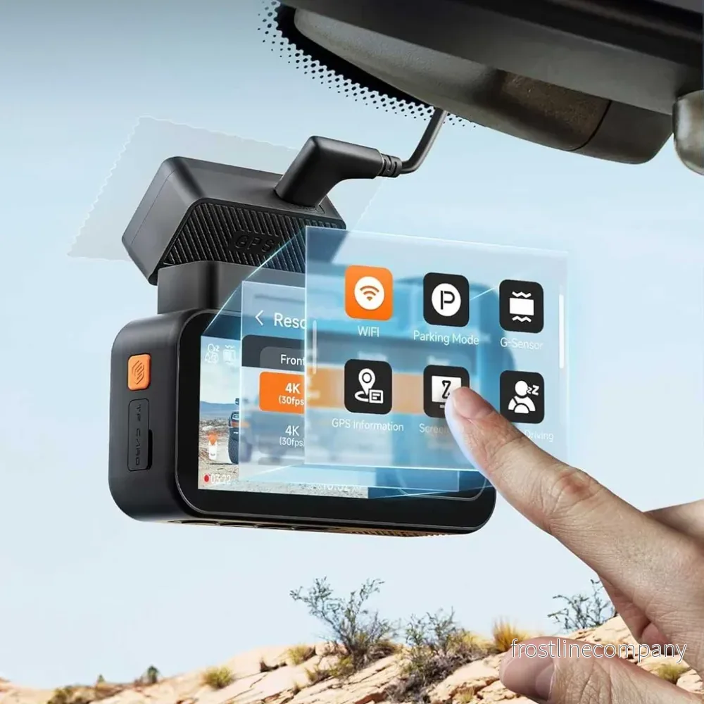 Wolfbox X5 Touch 3CH 4K Wifi GPS 128gb dashcam - Bild 3