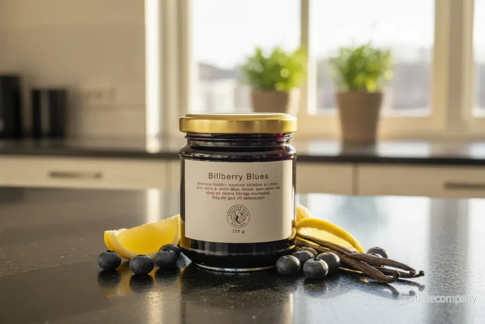 Billberry Blues – blåbär, citron & vanilj 225 g