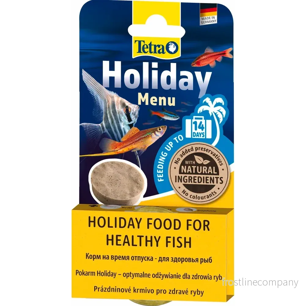 Tetra Holiday Menu 30 g – semesterfoder för upp till 14 dagar