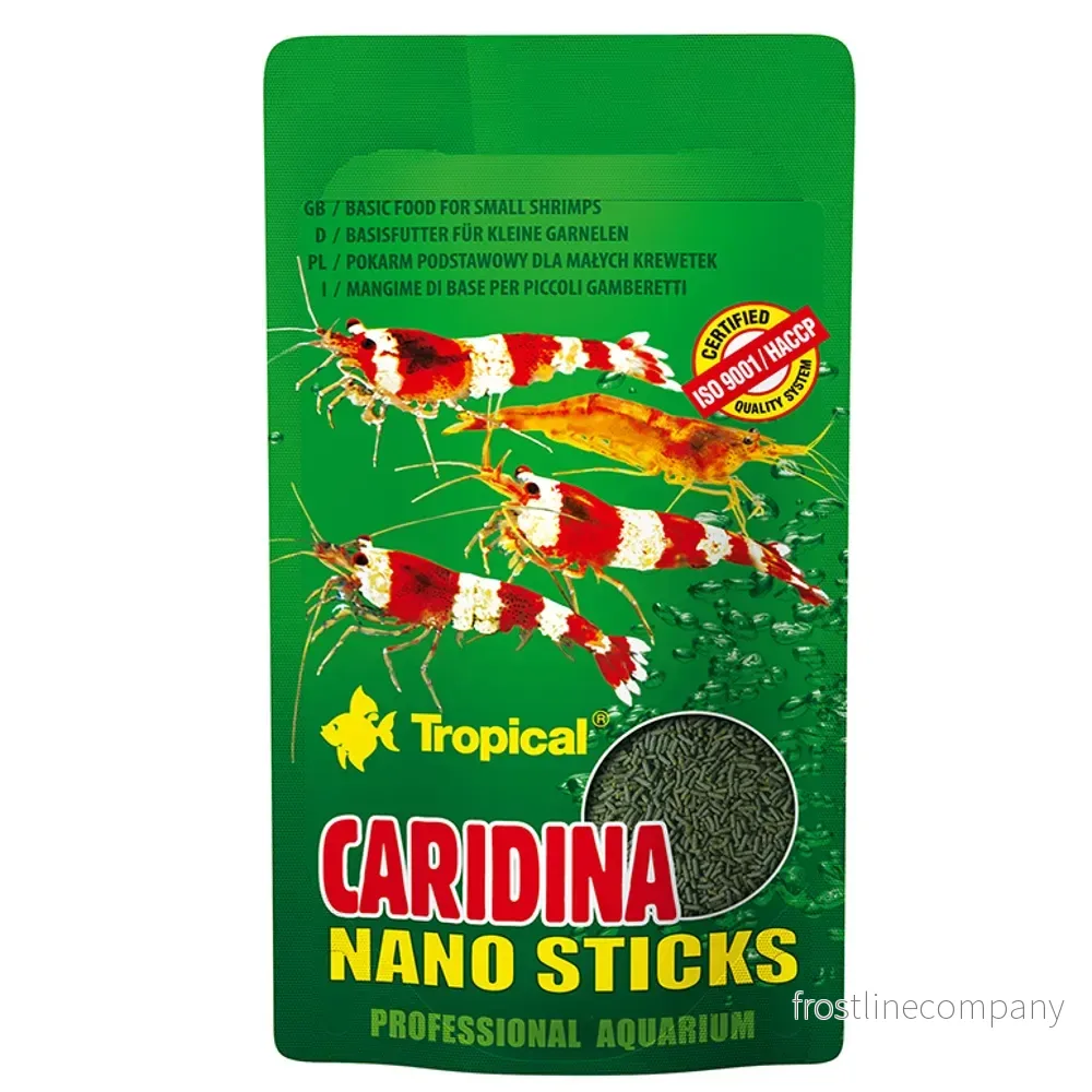 Tropical Caridina Nano Sticks 10 g – foder för dvärgräkor Tropical Caridina Nano Sticks 10 g – foder för dvärgräkor