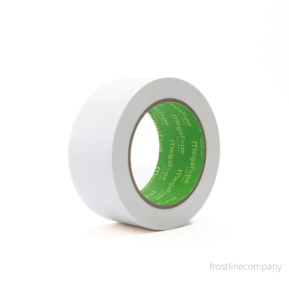 MegaTape UT5 · PVC-tejp för dansgolv · 33 m på rulle · 50 mm · vit