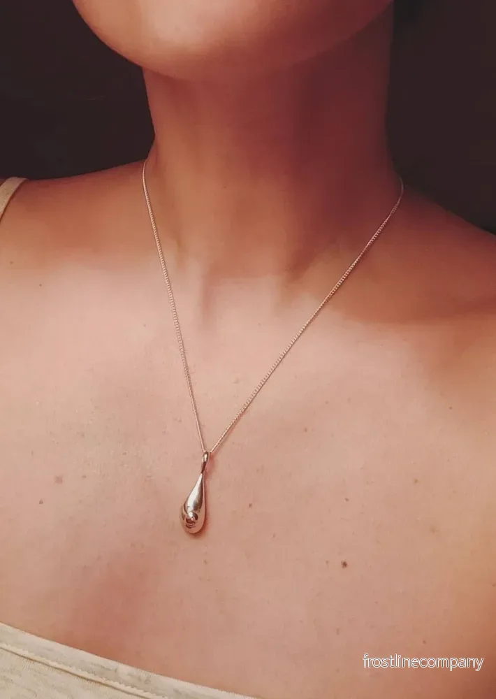 Halsband mellan boob - silver - Bild 3