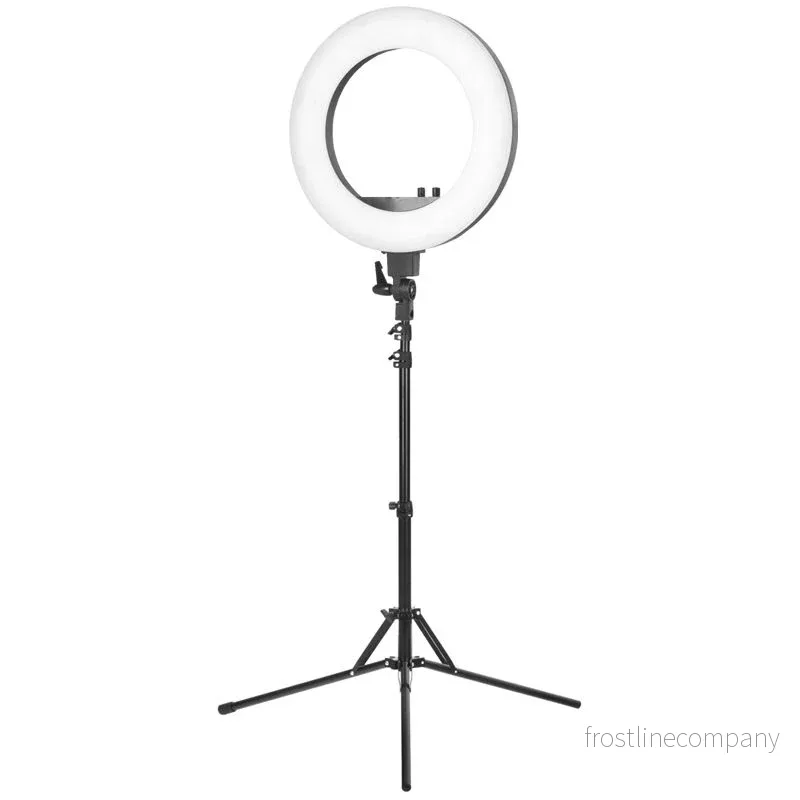 Ring light med stativ 18″ 48W – Svart Ring light med stativ 18″ 48W – Svart