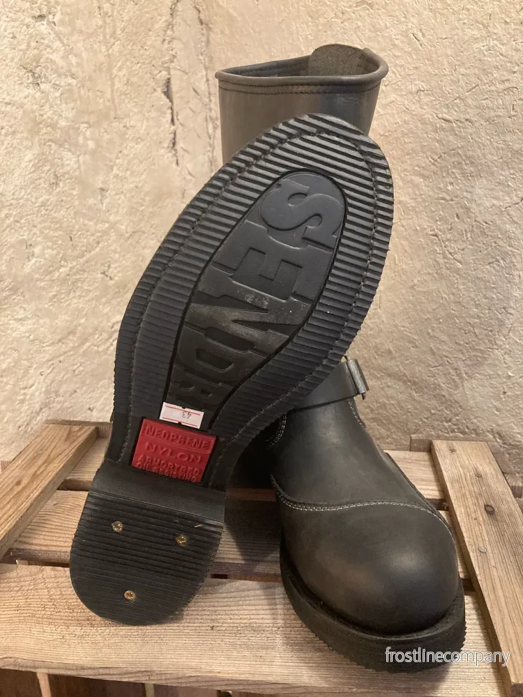 Sendra Läderboots MC Svarta st. 43 - Bild 3