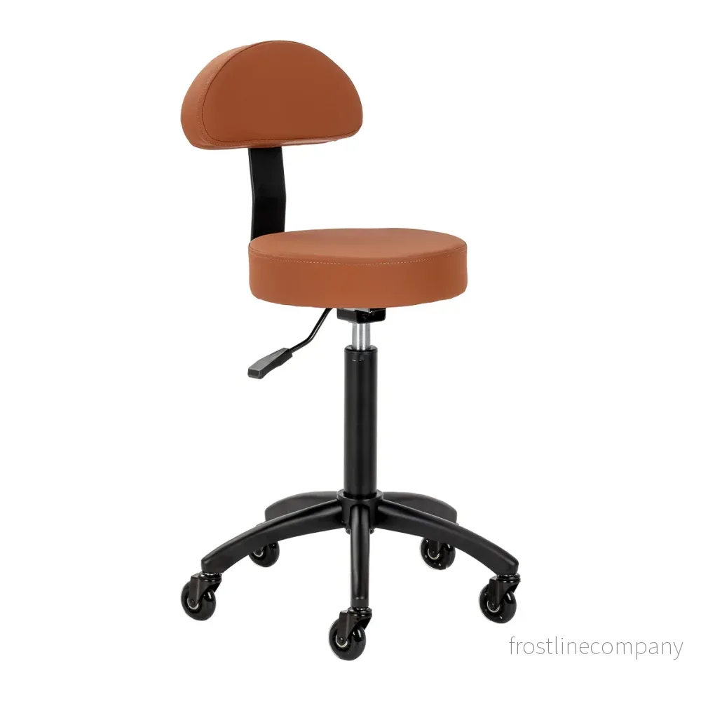 Taburett med ryggstöd Gabbiano D026 Brun Taburett med ryggstöd Gabbiano D026 Brun