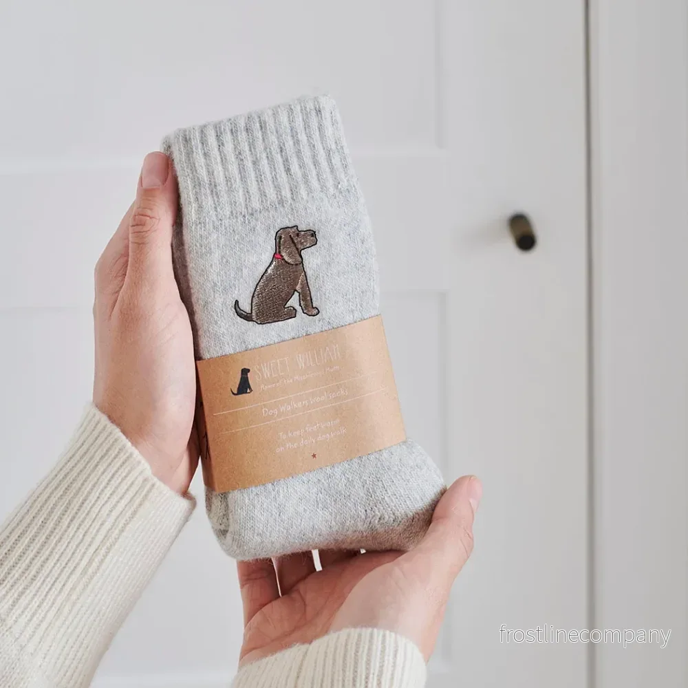 Strumpor med broderad hund - Cocker Spaniel - Bild 2