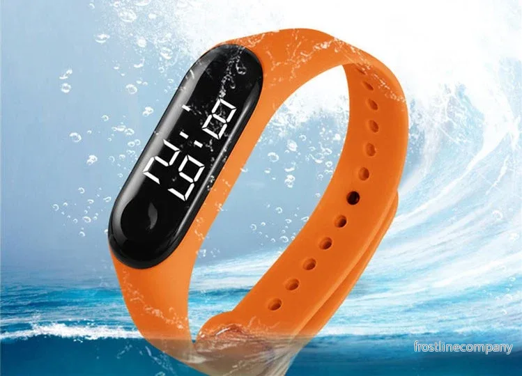 Vattentät Digital LED-Sportklocka – Snygg och Smidig Armbandsur - Bild 3
