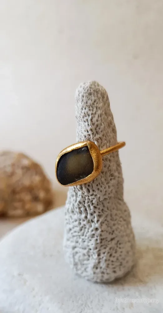Ring strandglas nr 47 - size 18 - Bild 2