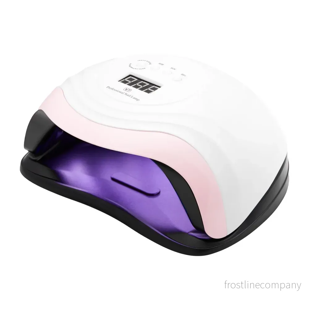 Glow V7 UV LED Nagellampa 168W – Vit
