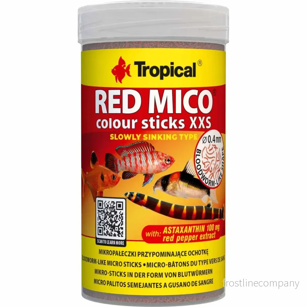 Tropical Red Mico Colour Sticks XXS – färgförstärkande mikrosticks - Bild 2