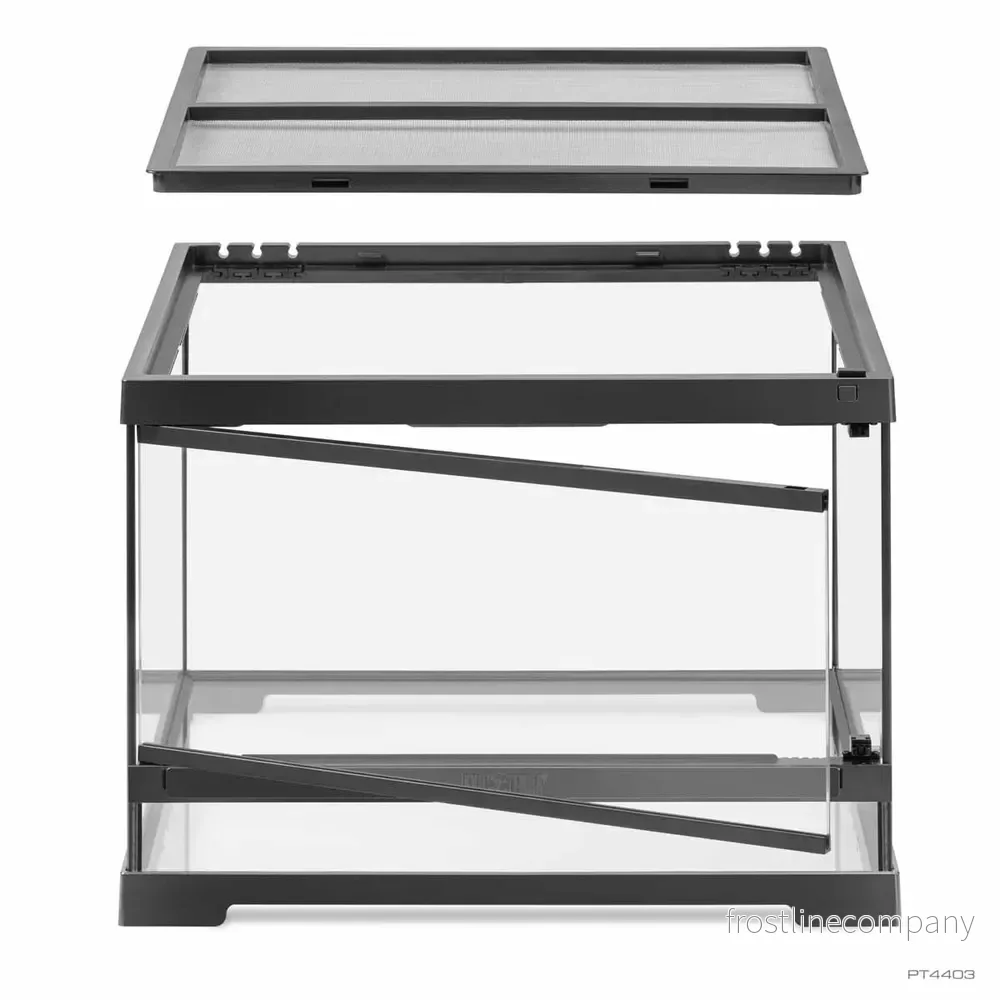 Exo Terra Pro Terrarium Small Low – Glasterrarium 45×45×30cm - Bild 3