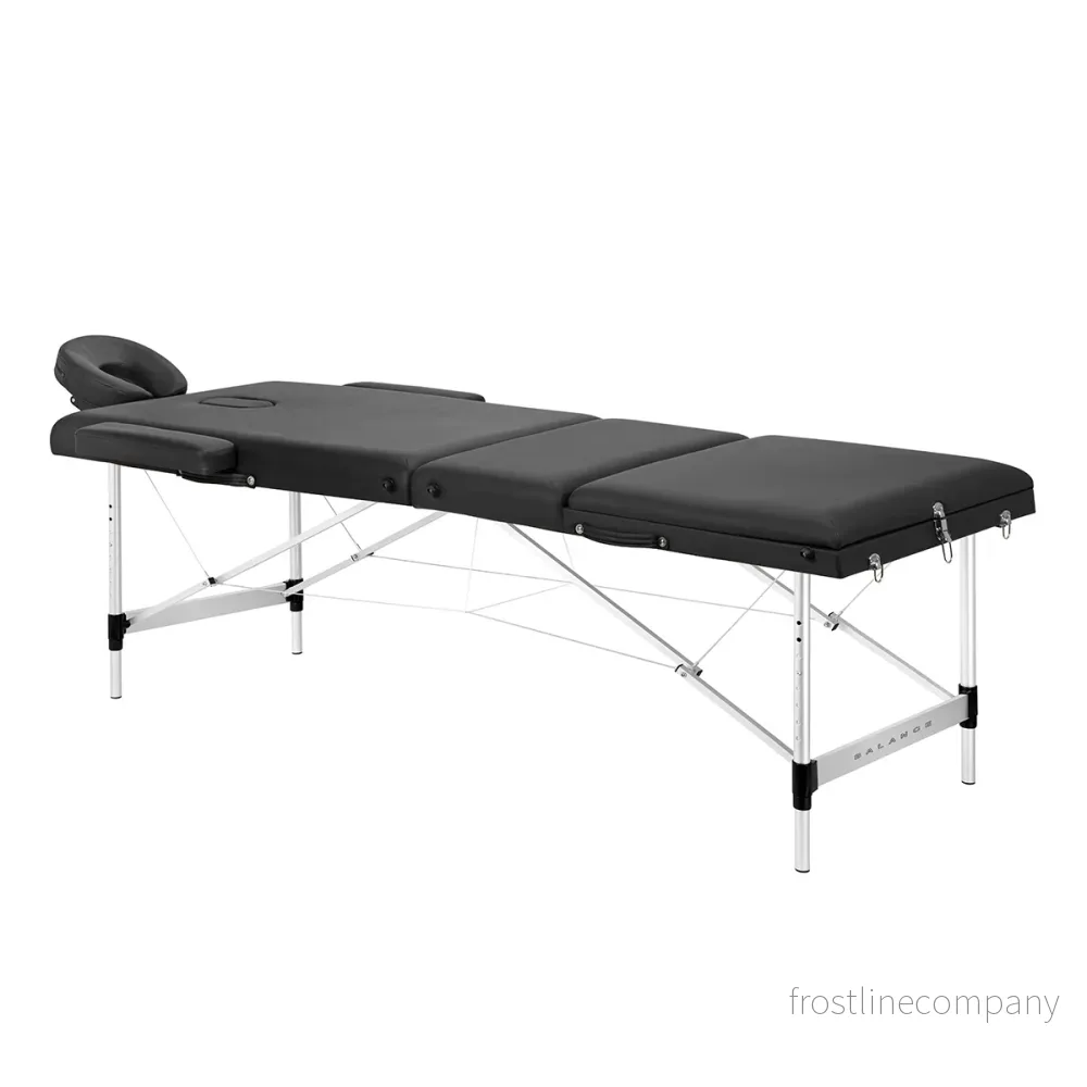 Massagebänk Hopfällbar Aluminium Balance 3 Zoner Svart Massagebänk Hopfällbar Aluminium Balance 3 Zoner Svart