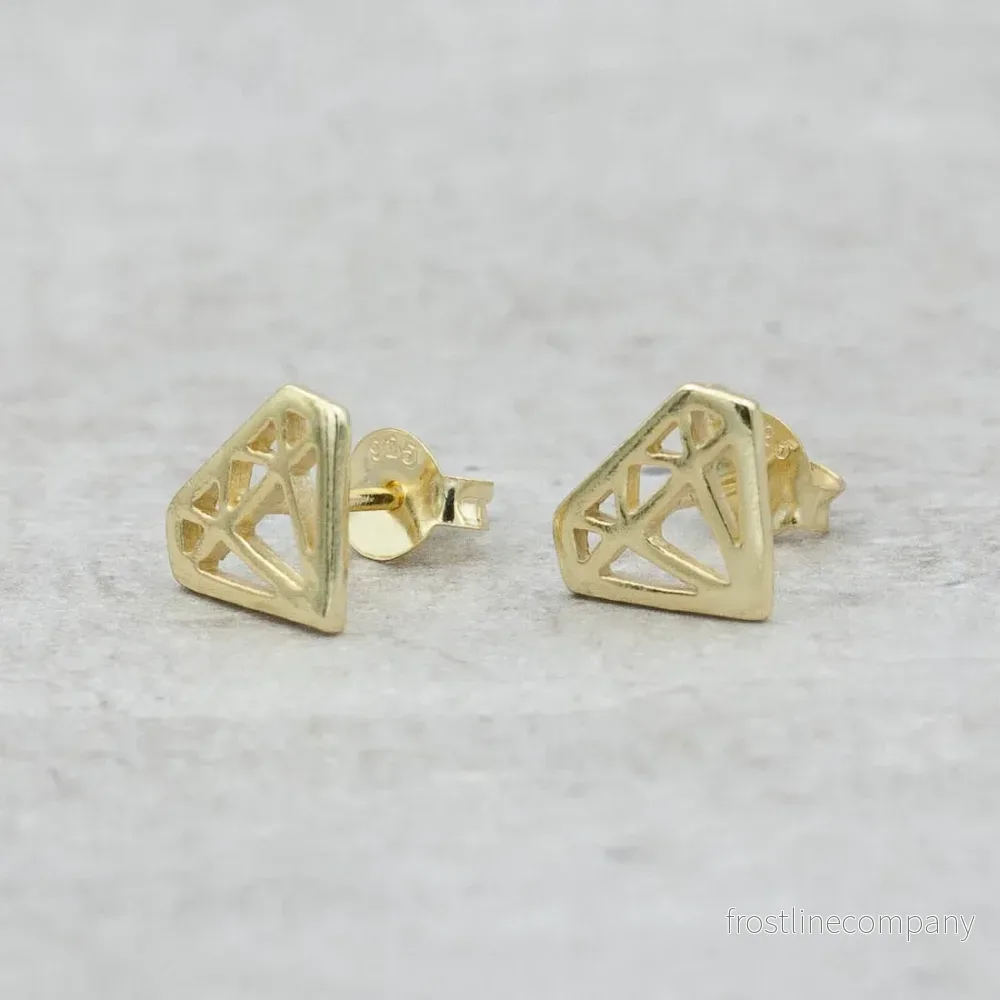Örhängen diamant silver/guld - Bild 3