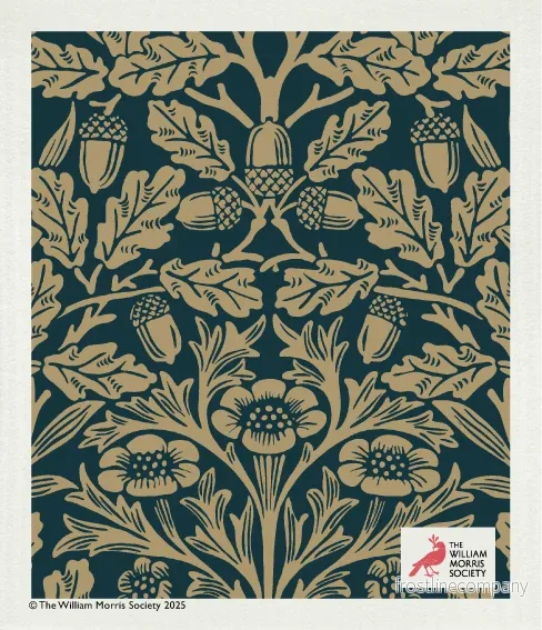 Disktrasa William Morris Acorn Gold dark blue Disktrasa William Morris Acorn Gold dark blue