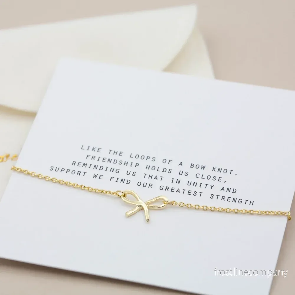 Armband i guld rosett