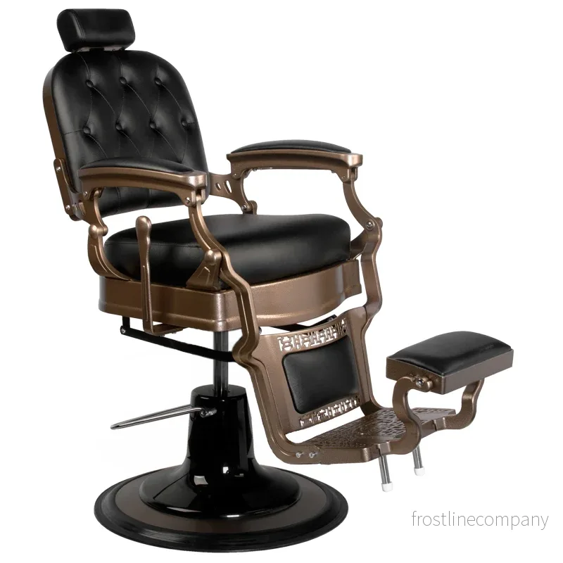 Barberstol Gabbiano Old Ernesto Svart - Bild 3