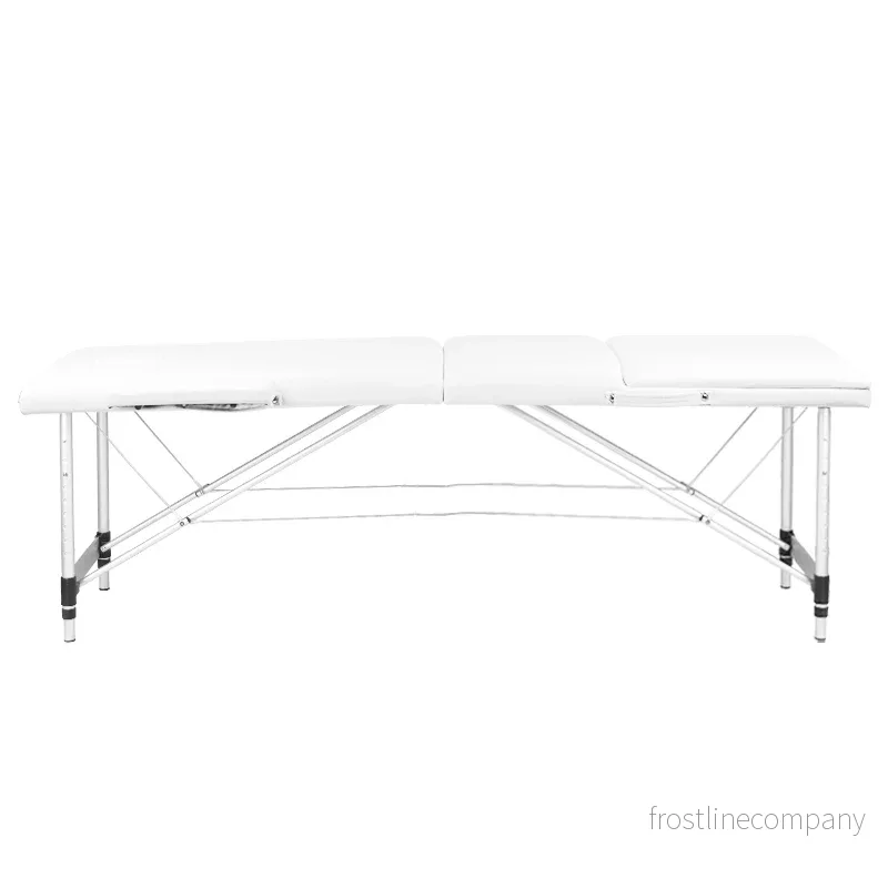 Bärbar massagebänk aluminium Komfort Activ Fizjo 3-zons - Vit - Bild 2