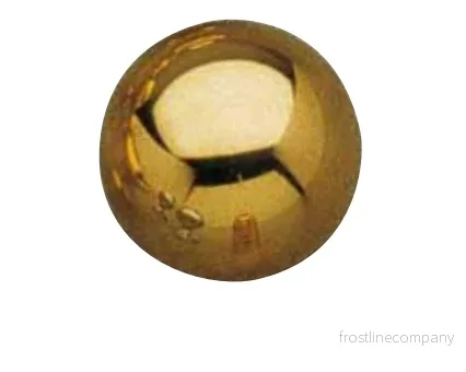Knopp Sfera Senza klot i massiv mässing