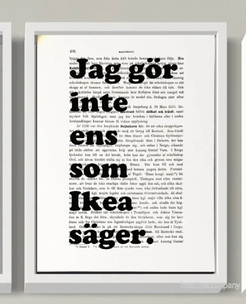 Print med arga budskap - Bild 3