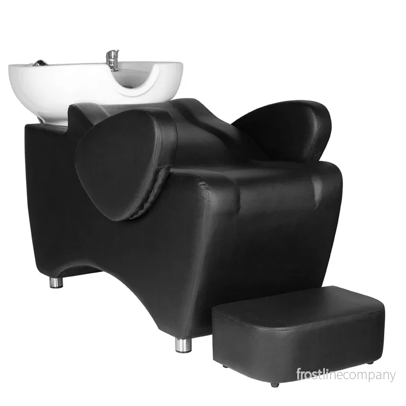 Schamponeringsstol Hair System HSB46 – Svart