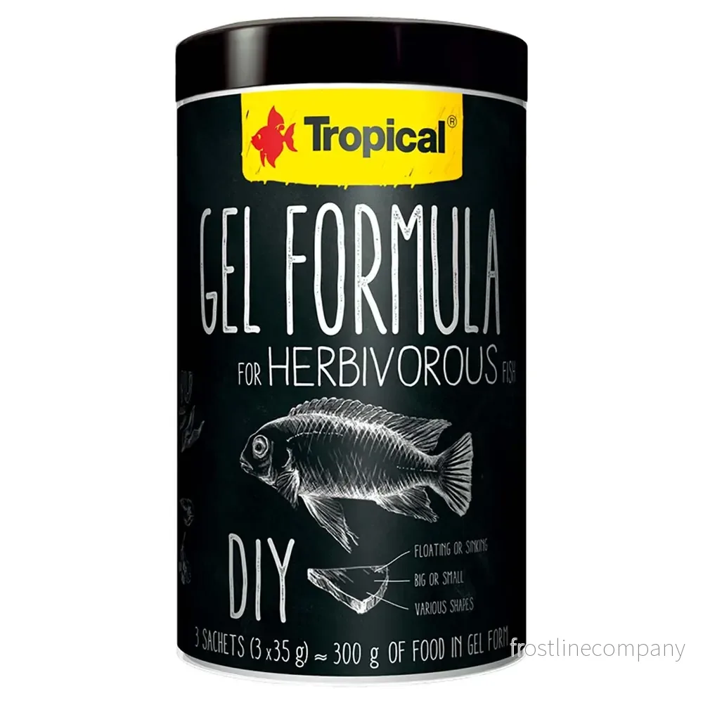 Tropical Gel Formula Herbivore 1000 ml/105 g (3 × 35 g) – gelfoder Tropical Gel Formula Herbivore 1000 ml/105 g (3 × 35 g) – gelfoder