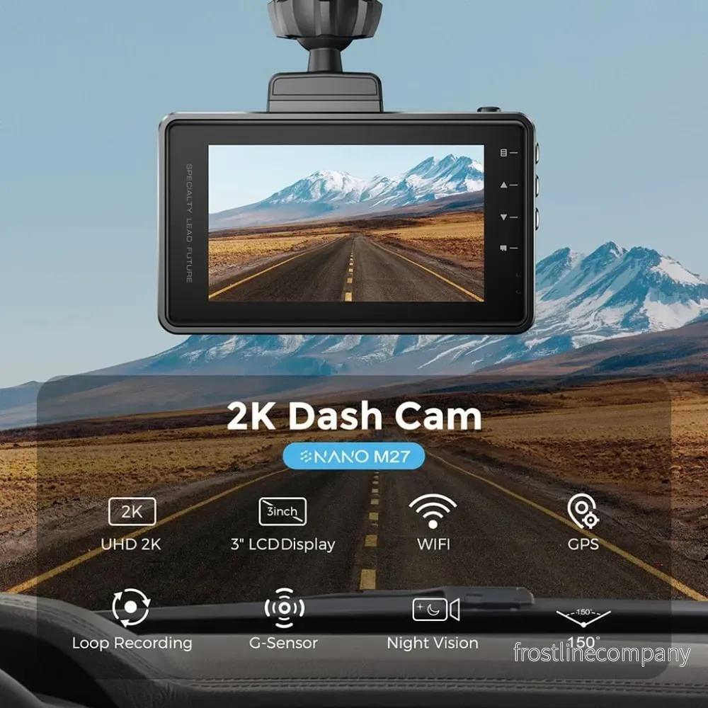 Nanocam M27 2K QuadHD Wifi GPS 32gb dashcam - Bild 3