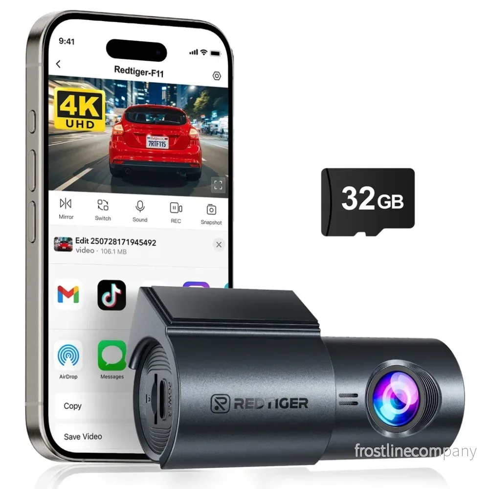 Redtiger F11 4K 1CH wifi 32 GB dashcam