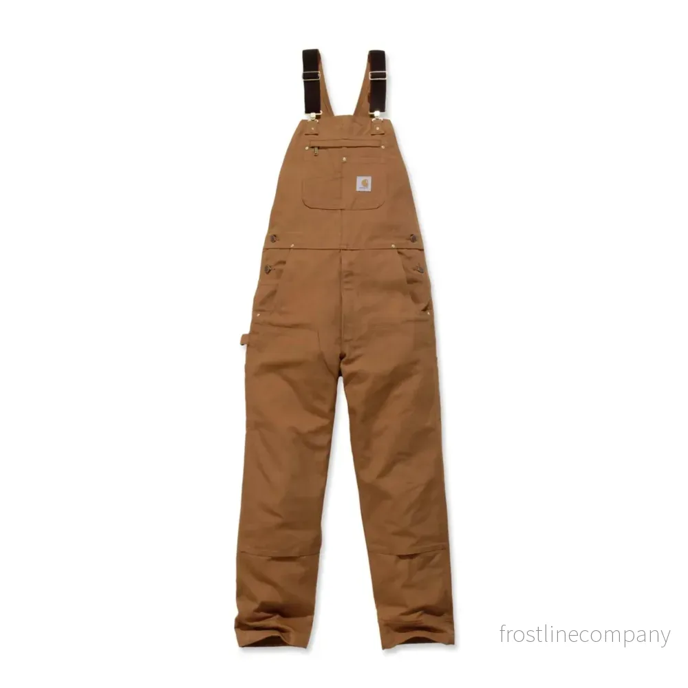 Carhartt Bib Overall Hängselbyxa Brun Carhartt Bib Overall Hängselbyxa Brun