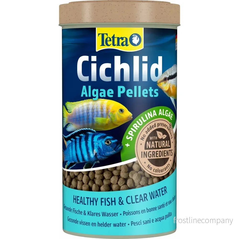 Tetra Cichlid Algae Pellets 500 ml/165 g – spirulinapellets för ciklider Tetra Cichlid Algae Pellets 500 ml/165 g – spirulinapellets för ciklider
