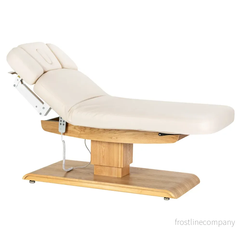 Massagebänk elektrisk Sillon Relax Crème-Ljusbrun - Bild 2
