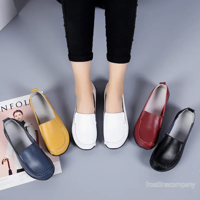 Mjuka & Bekväma Damskor – Lätta Slip-On Vardagsskor med Platt Sula