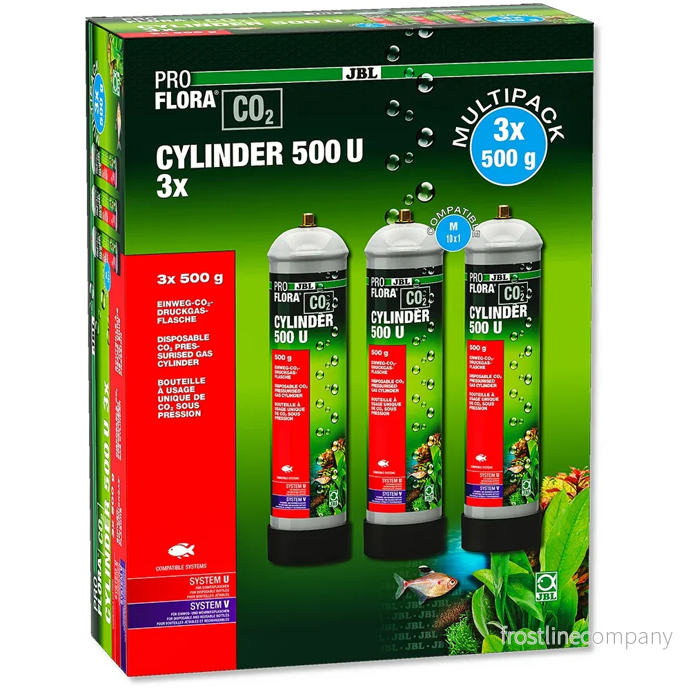 JBL ProFlora CO₂ Cylinder 500 U 3-Pack JBL ProFlora CO₂ Cylinder 500 U 3-Pack