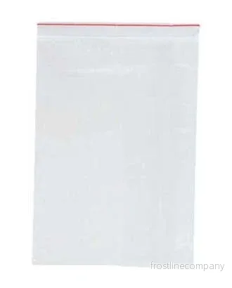 Återförslutningsbara plastpåsar, klara, förpackning med 1000 st., 8 x 12 cm