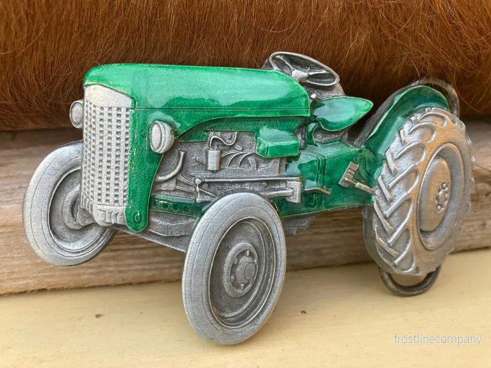 Belt Buckle Tractor Green Belt Buckle Tractor Green
